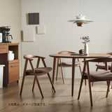 カリモク ダイニングテーブル DW3851 直径100cm 丸テーブル 4本脚