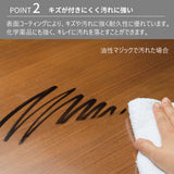 PSマット 2mm厚 【変形】 奥行90cm X 幅90~280cm 以内 テーブルマット 天板保護マット 透明 国産 ウオチ産業