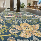 テーブルランナー MORRIS ウィリアムモリス イチゴドロボウ 35x80Vcm いちご泥棒 川島織物セルコン HN1711-90