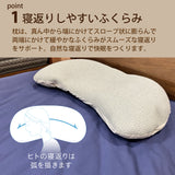 カリモク そら豆型枕 KN010※CO ぴったりまくら 洗える 寝返りをサポート