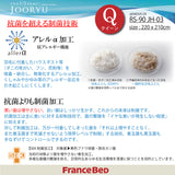フランスベッド 羽毛ふとん Q クイーン ハンガリー産 ホワイトグースダウン RS-90 1枚タイプ 掛け布団 制菌 防ダニ 防臭 国産 JOORYU