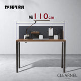 カリモク クリアネル 3点セット ウォールナット材 学習机 デスク 巾110cm 奥行60cm SW8032XR 机 パネル マグネットトレイ おすすめ定番3点セット