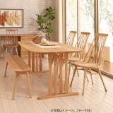 カリモク ダイニングテーブル DF5202 幅150cm オーク積層無垢材 2本脚 三味胴型 おしゃれ シンプル 国産 karimoku