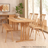 カリモク ダイニングテーブル DF5702 幅165cm オーク積層無垢材 2本脚 三味胴型 おしゃれ シンプル 国産 karimoku