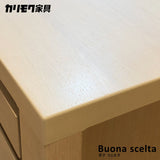 カリモク ボナシェルタ 3点セット シアーホワイト色 学習机 110幅 机 ワゴン ブックスタンド おすすめ定番3点セット