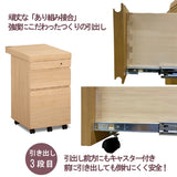 カリモク ワゴン幅40.8cm ボナシェルタ ST0057 デスク奥行60cm用 シンプル モダン キャスター付き 国産 kairmoku