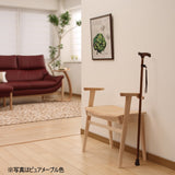 カリモク スツール CU1157 アーム付 プレミアム樹種 3色 立ち上がり サポート 玄関椅子 おしゃれ 国産 karimoku