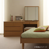 カリモク ドレッサー QT2341XR 三面鏡 ウォールナット材 幅67.9cm おしゃれ 鏡台 コンパクト 安心 国産 karimoku