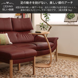 カリモク サイドテーブル TU0107 高さ66cm ウォールナット チェリー メープル コの字型 ソファテーブル 国産 karimoku