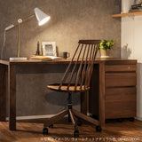 カリモク 木製 デスクチェア XF4001 板座 オーク材 ガス昇降 在宅 テレワーク 安心の国内生産 karimoku