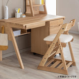 カリモク 学習椅子 XT0901 モカブラウン色 オーク材 デスクチェア 子供椅子 キャスター付 安心安全 国産 karimoku