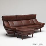 カリモク 本革張ソファ ZU4612K 幅174cm 2人掛椅子ロング モカブラウン色 ソフトグレイン ハイバック 国産 karimoku