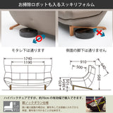 カリモク 本革張ソファ ZU4612K 幅174cm 2人掛椅子ロング モカブラウン色 ソフトグレイン ハイバック 国産 karimoku