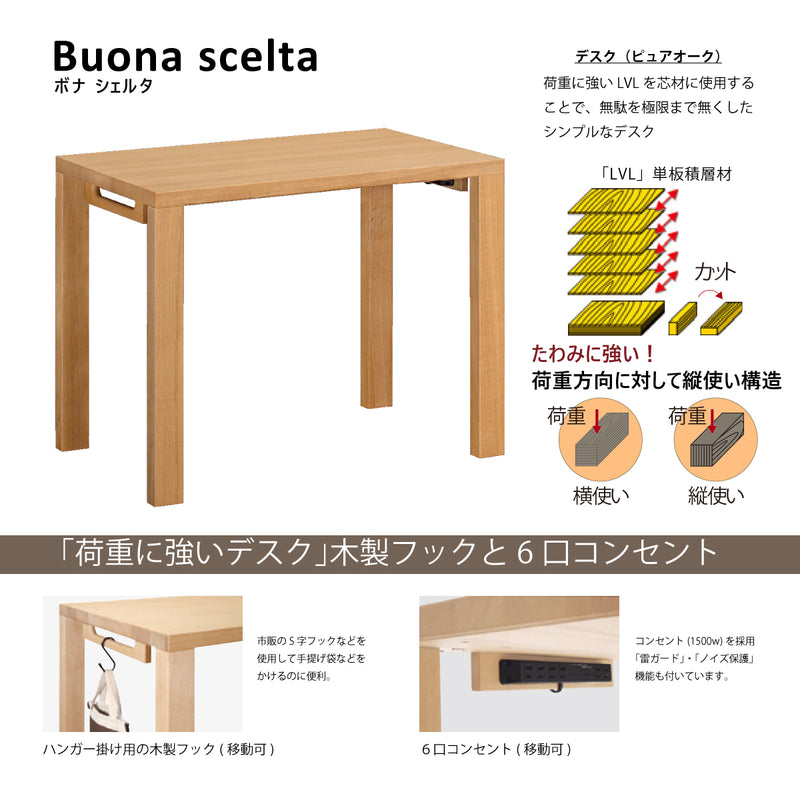 カリモク ボナシェルタ パネル3点セット オーク材 学習机 デスク 幅90cm 奥行60cm st3078me 机 パネル マグネットトレイ おすすめセット karimoku