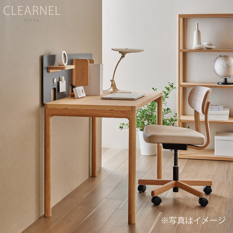 カリモク デスク クリアネル SW8031ME/MY 幅110cm 奥行45cm 軽い 細い オーク材 CLEARNEL シンプル モダン ワークスペース 書斎机 国産